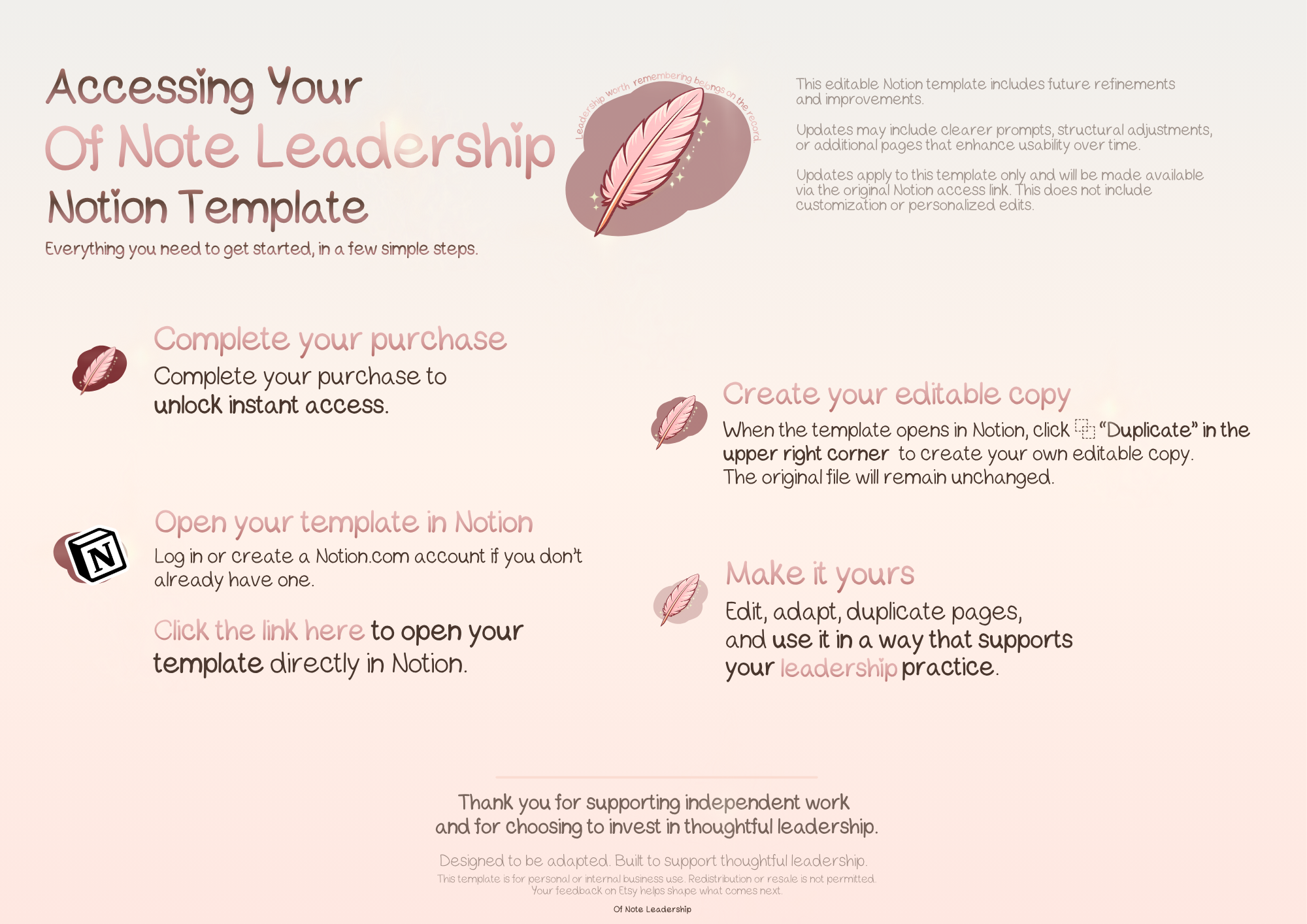 Leader Onboarding - First 30 Days | Notion Template