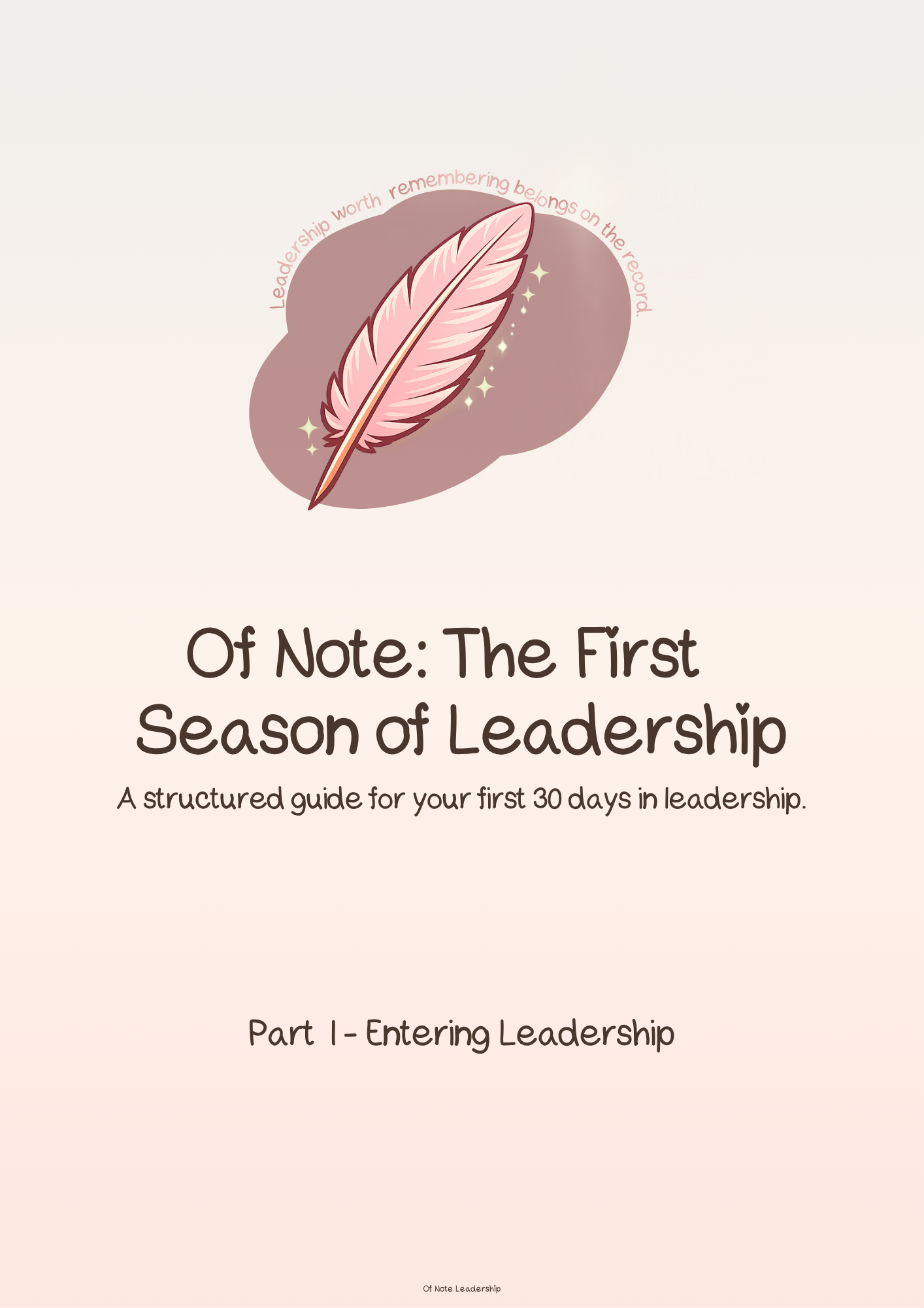 Leader Onboarding - First 30 Days | Notion Template