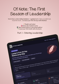 Leader Onboarding - First 30 Days | Notion Template